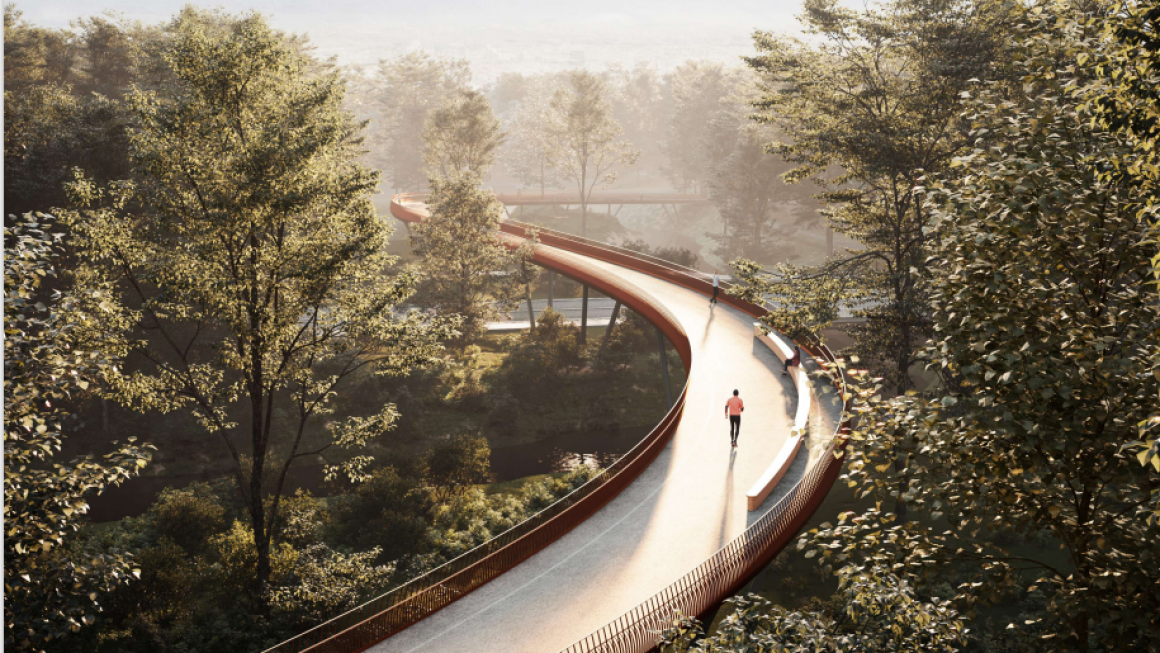 Галерия :: Снимка 0 :: Чешко студио спечели конкурса за пешеходен мост в Южния парк (снимки)}