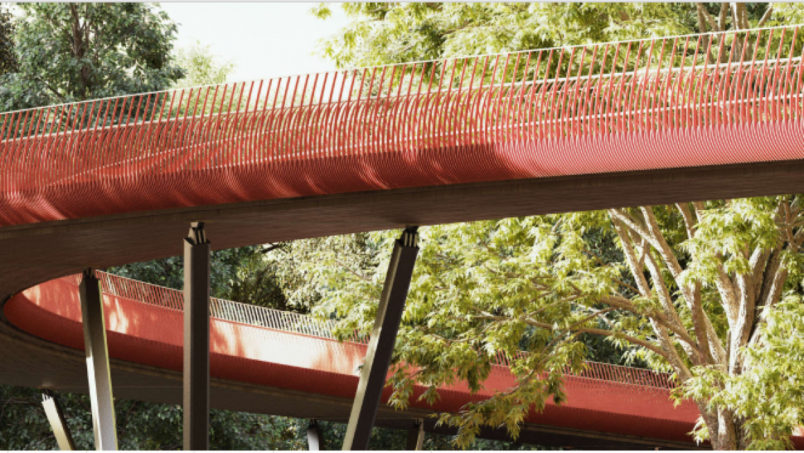 Галерия :: Снимка 4 :: Чешко студио спечели конкурса за пешеходен мост в Южния парк (снимки)}