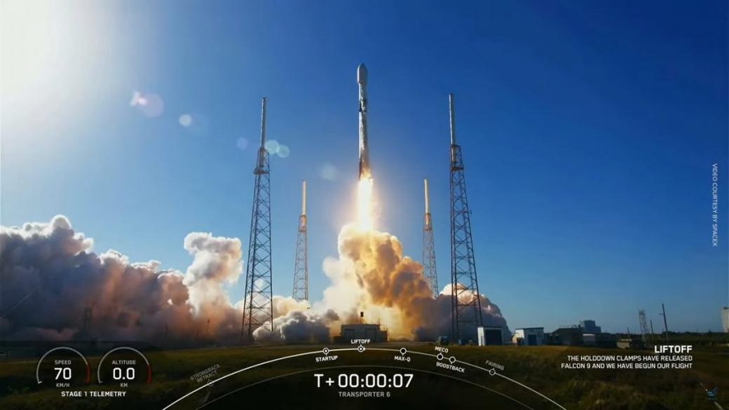 Български сателит полетя в космоса с първата мисия на SpaceX за 2023-а