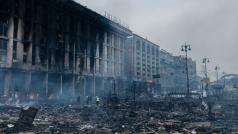 Когато Русия нахлу в Украйна преди година рафтовете на търговеца