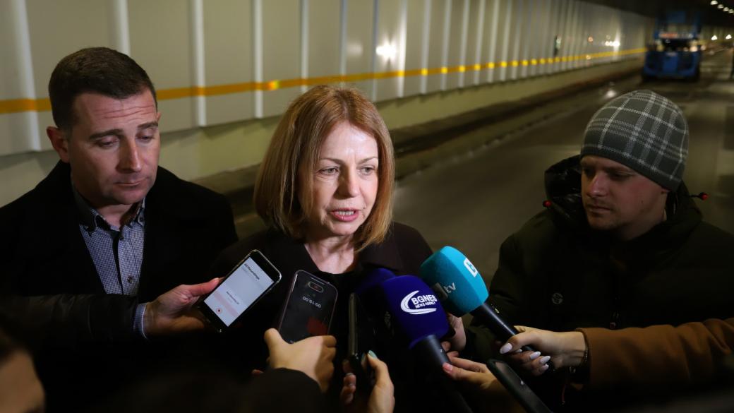 Фандъкова обеща тунелът към „Люлин“ да е готов до седмица