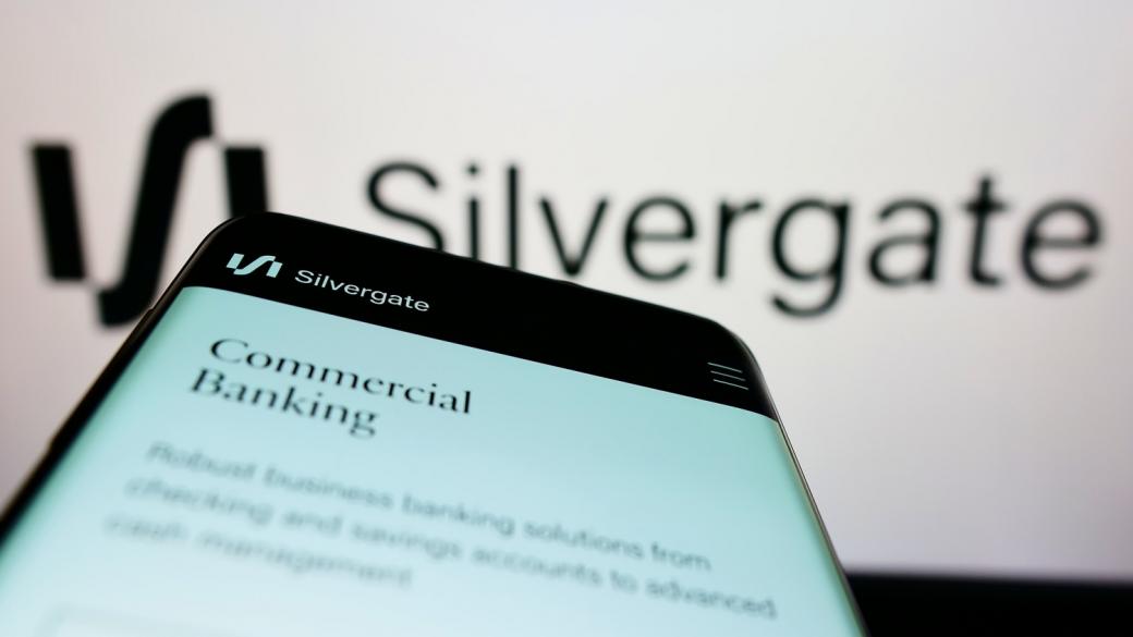 Криптобанката Silvergate върви към фалит