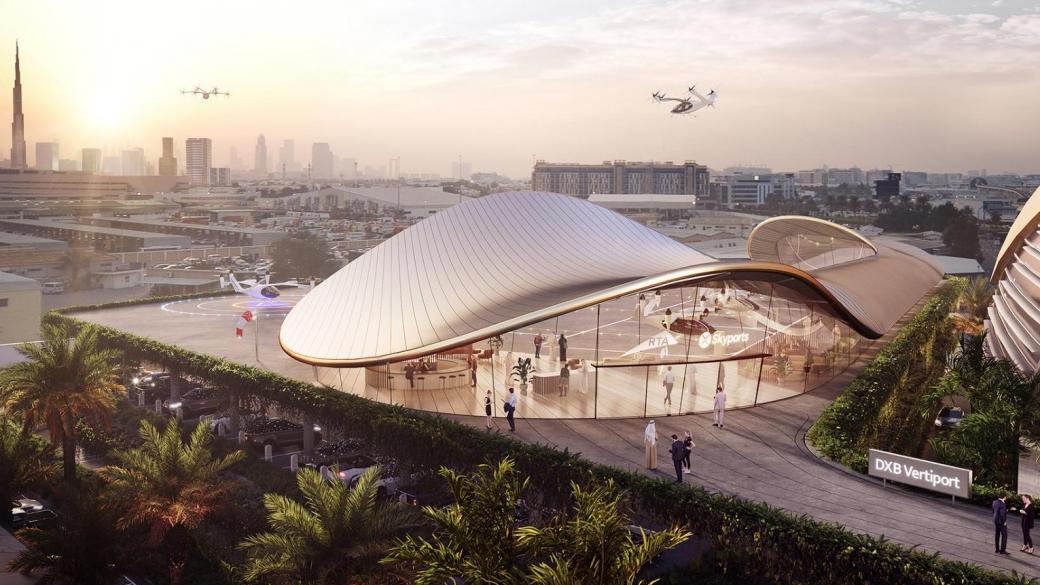 Британска компания ще строи терминал за летящи таксита в Дубай (галерия)