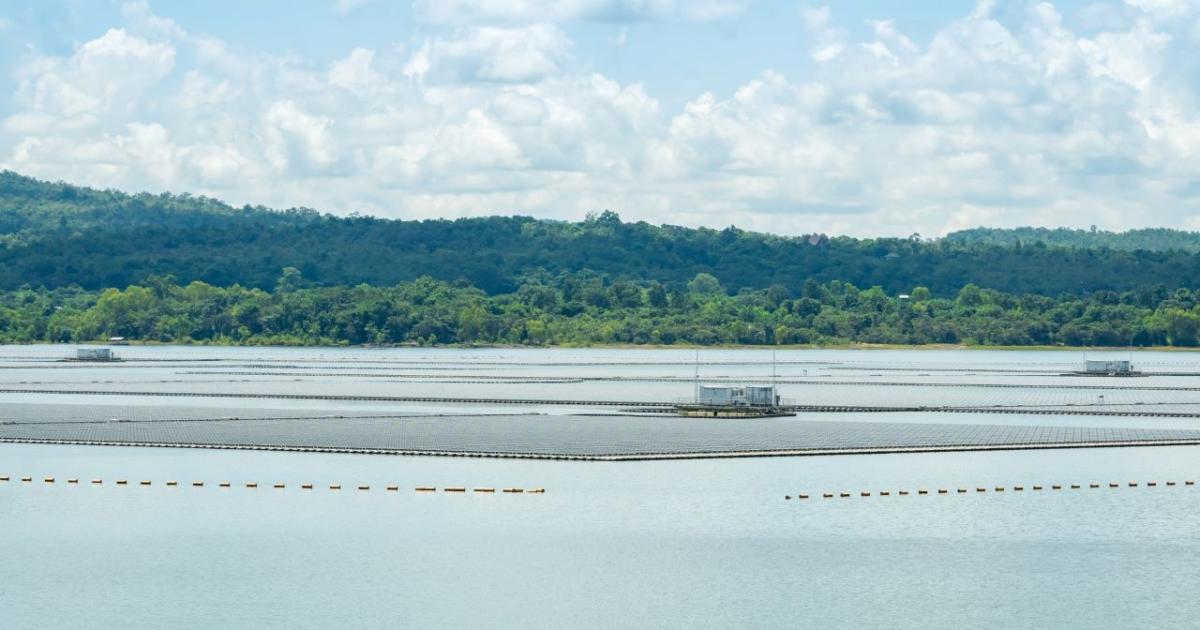 Използването на плаващи фотоволтаици (FPV), известни още като floatovoltaics, е