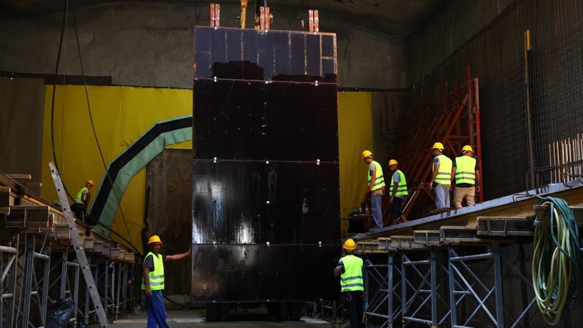 Галерия :: Снимка 3 :: Строежът на разширението на метрото към „Левски Г“ напредва (галерия)}