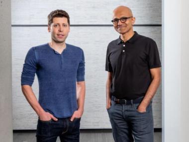 Microsoft намери работа на уволнения от OpenAI Сам Олтман
