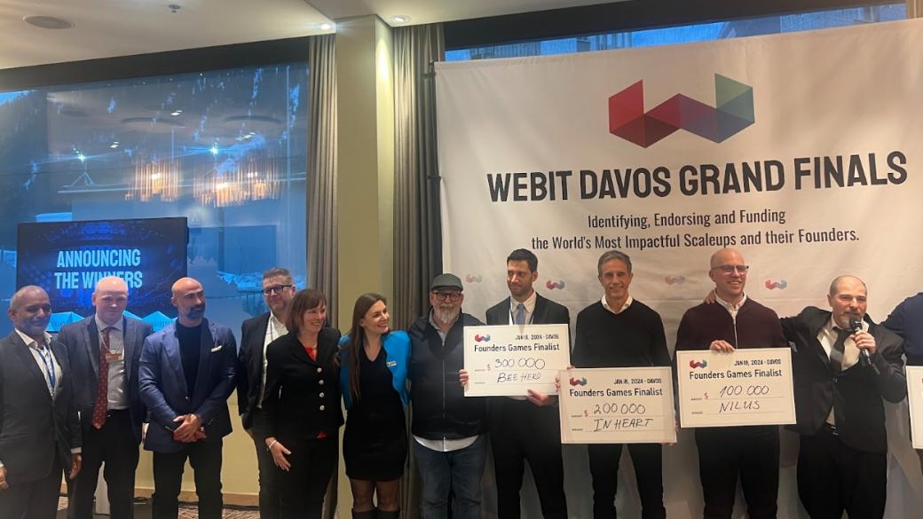 Победителите в Webit Founders Games получиха чекове за 1.6 млн. лв.