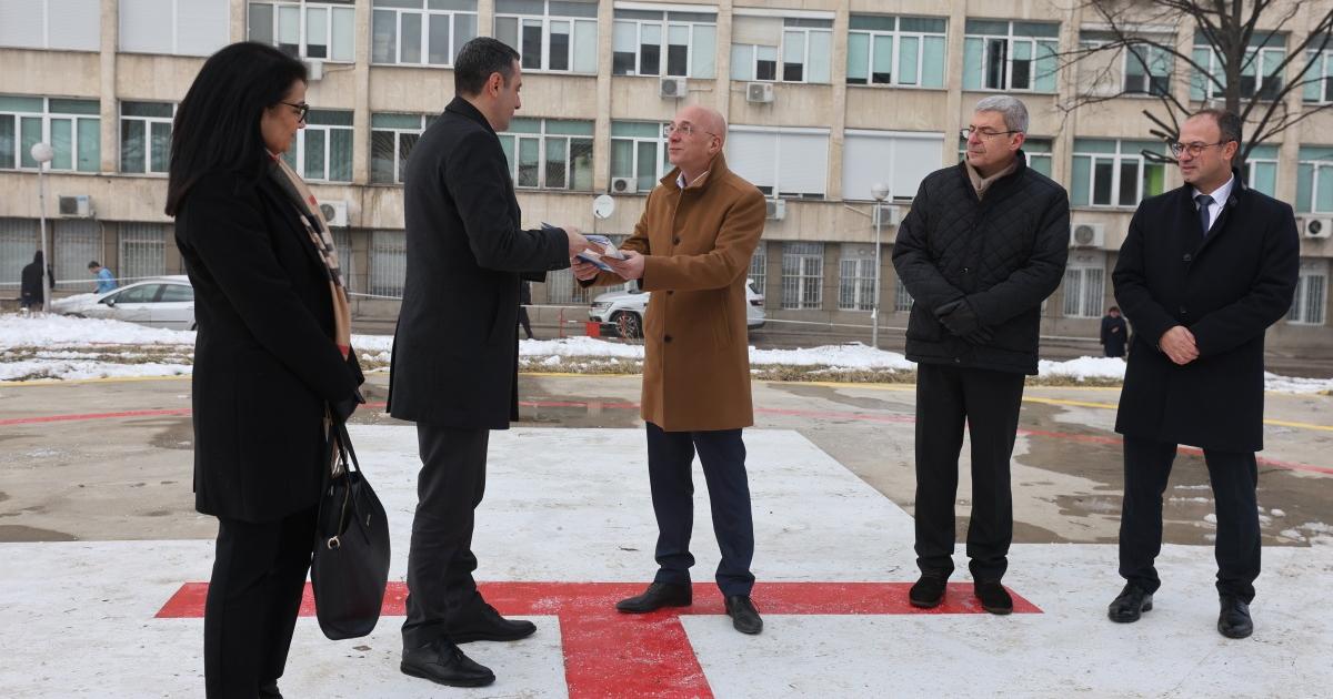 Хеликоптерната площадка в УМБАЛ Света Анна“ в София влиза в