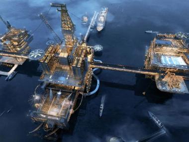 Как ще изглежда първият в света курорт на петролна платформа (видео)