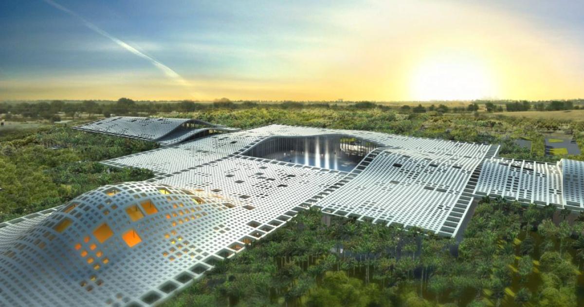 Това, което в момента е само скалиста, незастроена земя, ще