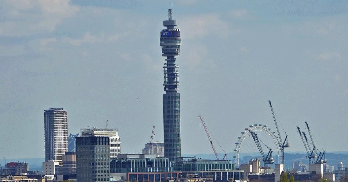 Лондонската BT Tower (бел. ред. – телекомуникационната кула) скоро ще