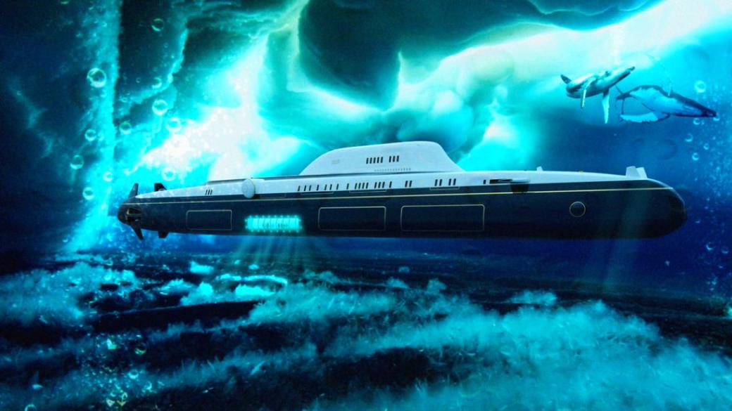 В света на милиардерите: Суперяхтата, която се превръща в подводница (видео)
