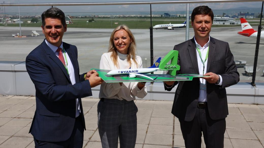 Ryanair увеличава флота си в България и пуска 5 нови дестинации