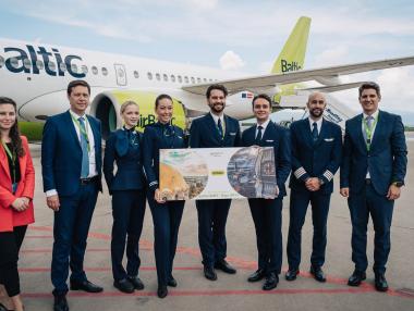 Латвийската airBaltic вече лети от София до Рига
