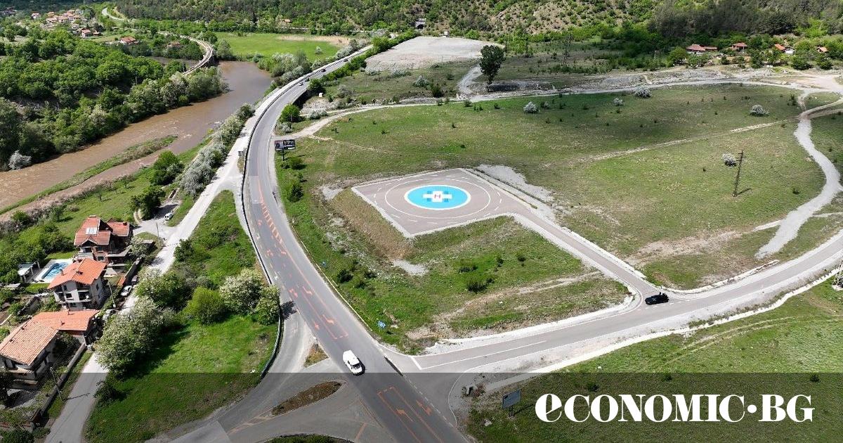 Хеликоптерната площадка, която бе изградена с построяването на тунел Железница“