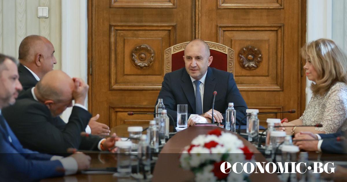 Президентът Румен Радев ще връчи първия проучвателен мандат за съставяне