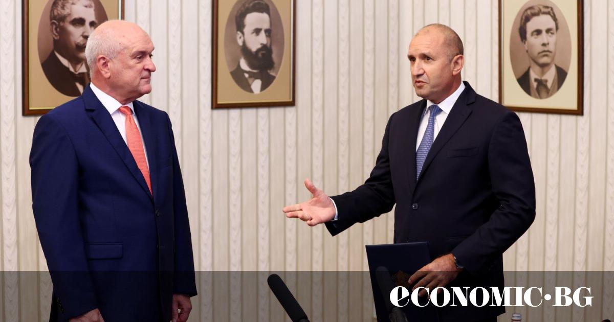 Президентът връчи на Димитър Главчев проучвателния мандат за съставяне на