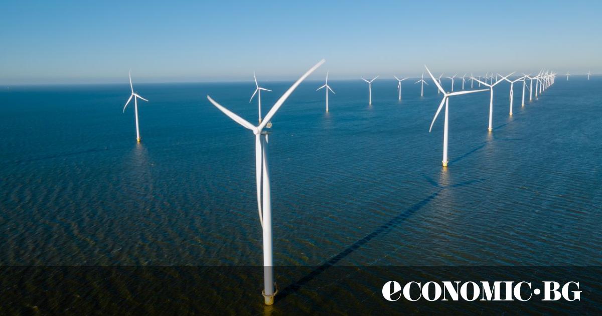 Добавянето на офшорни вятърни мощности по света се е увеличило