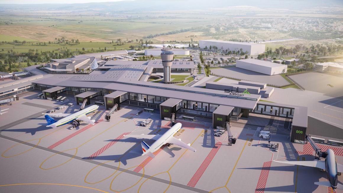 Галерия :: Снимка 2 :: Изграждането на Терминал 3 на Летище София започва през 2026 г. (галерия)}