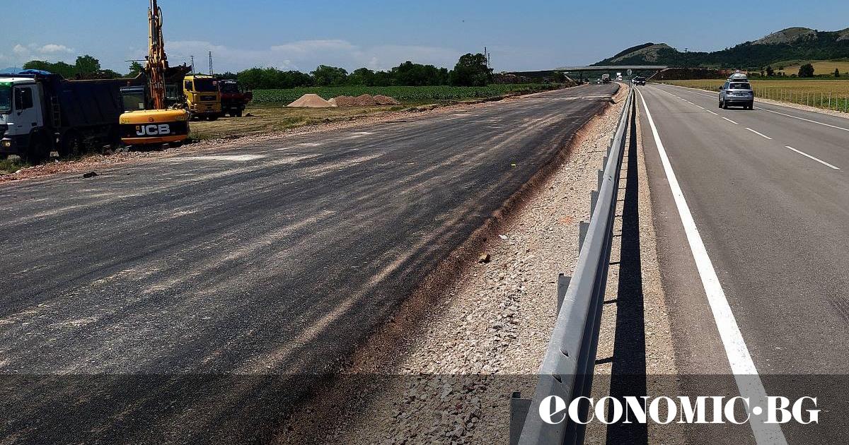 Последните 3 километра от магистрала Европа“ в отсечката между Сливница