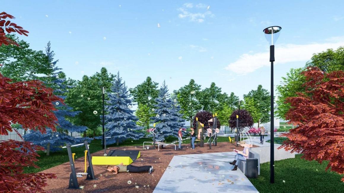 Галерия :: Снимка 0 :: Нов парк ще бъде изграден в софийския квартал „Младост“ (визуализации)}