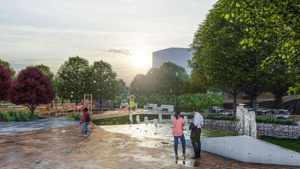 Галерия :: Снимка 1 :: Нов парк ще бъде изграден в софийския квартал „Младост“ (визуализации)}