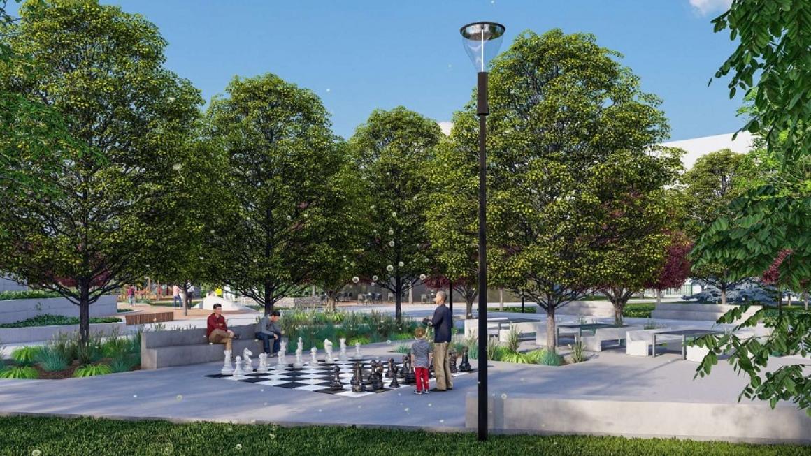 Галерия :: Снимка 3 :: Нов парк ще бъде изграден в софийския квартал „Младост“ (визуализации)}
