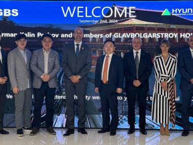 „Главболгарстрой“ гради партньорства с водещи компании от Южна Корея