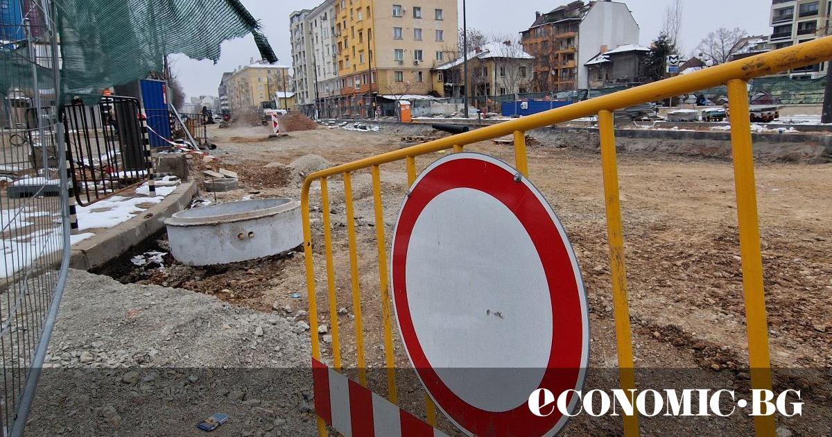 Ремонтът на столичната улица Опълченска“ е спрян от Дирекцията за