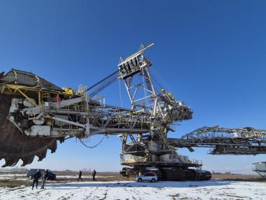 Гигантът с нежно име, който ще напомня за въглищното минало на полския Конин (галерия)