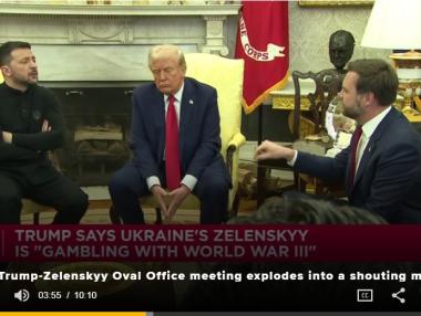 Тръмп и вицето му нападнаха Зеленски в Овалния кабинет (видео)