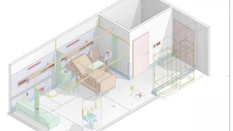 Националната детска болница има първоначален вътрешен план