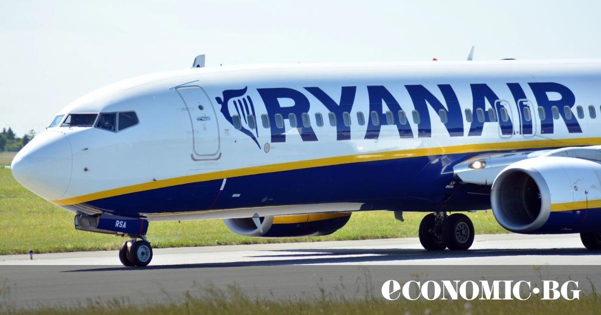 Ryanair иска по-ниски летищни такси в България, за да инвестира