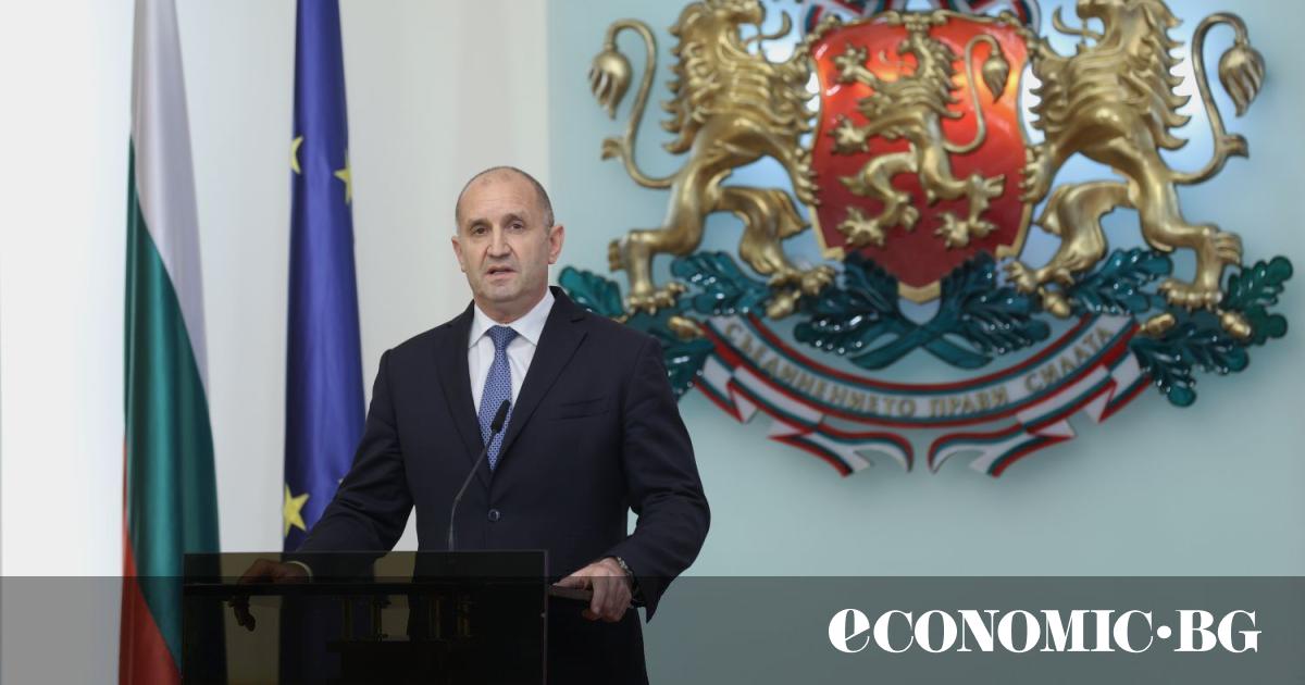 Президентът Румен Радев определи отказа на Народното събрание да разгледа