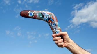 Най-старият бумеранг в света не прави кръгови движения