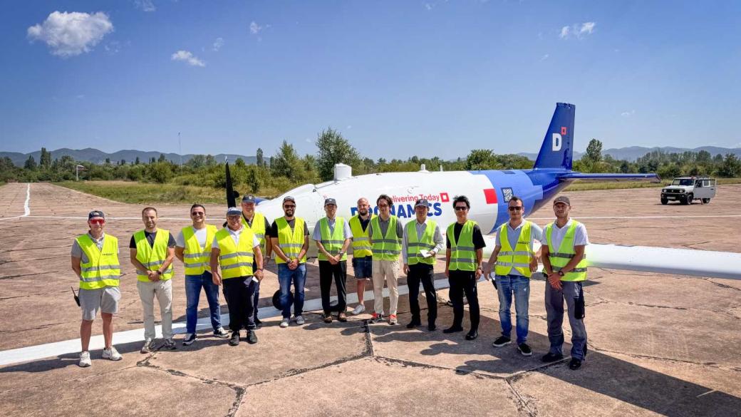 Dronamics ще използва двигатели на Kawasaki в своя „Черен лебед“