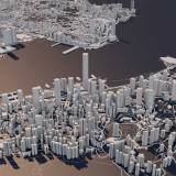 3D карта показва всички 2.75 млрд. сгради на планетата