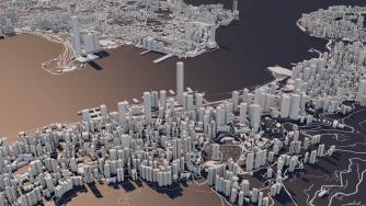 3D карта показва всички 2.75 млрд. сгради на планетата