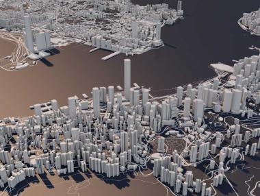 3D карта показва всички 2.75 млрд. сгради на планетата