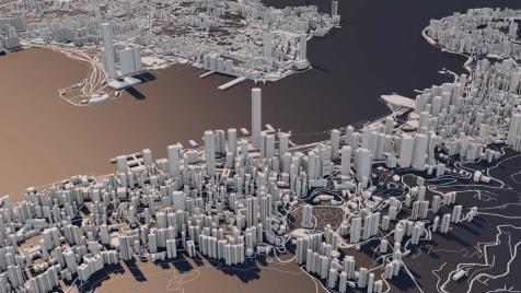 3D карта показва всички 2.75 млрд. сгради на планетата