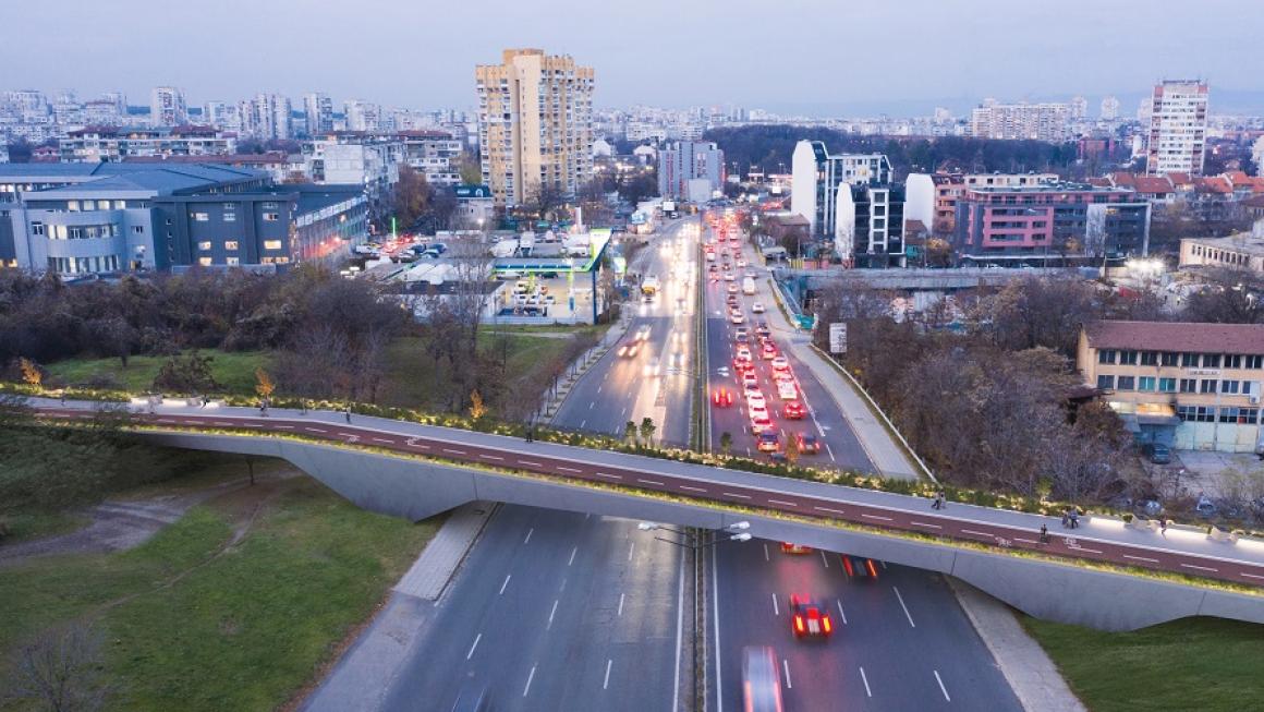 Галерия :: Снимка 3 :: Терзиев обещава първа копка на „зелената магистрала“ на София тази година (карта и снимки)}