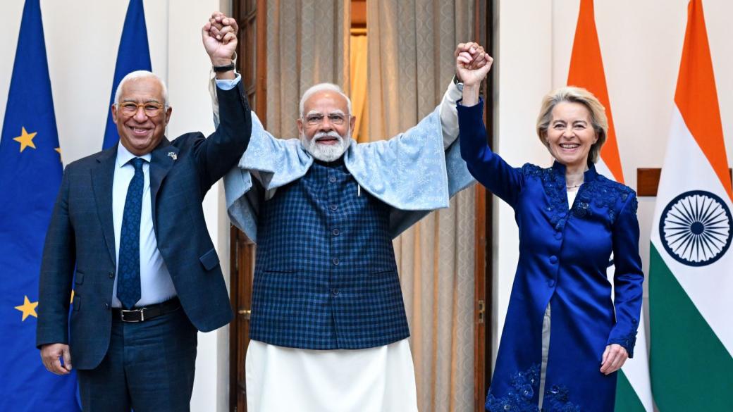 Кои европейски сектори ще спечелят от търговското споразумение с Индия?