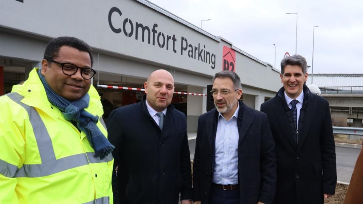 Галерия :: Снимка 0 :: „Главболгарстрой“ завърши ремонта на многоетажния паркинг на Летище София}