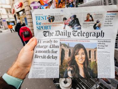 Британският вестник Telegraph става германска собственост