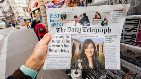 Британският вестник Telegraph става германска собственост