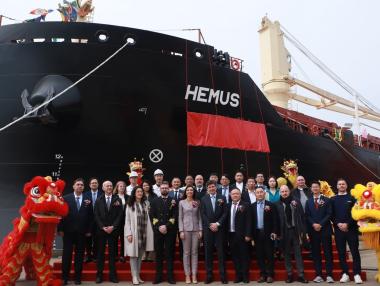 „Параходство БМФ“ получи първия за тази година новопостроен кораб