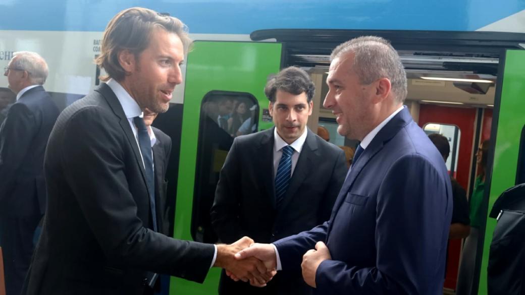 Първият влак „Алстом“ за България беше официално представен в София (Галерия)