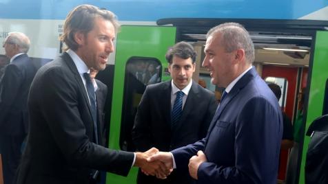 Първият влак „Алстом“ за България беше официално представен в София (Галерия)