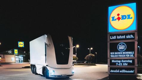 Lidl тества автономен електрически камион за доставки