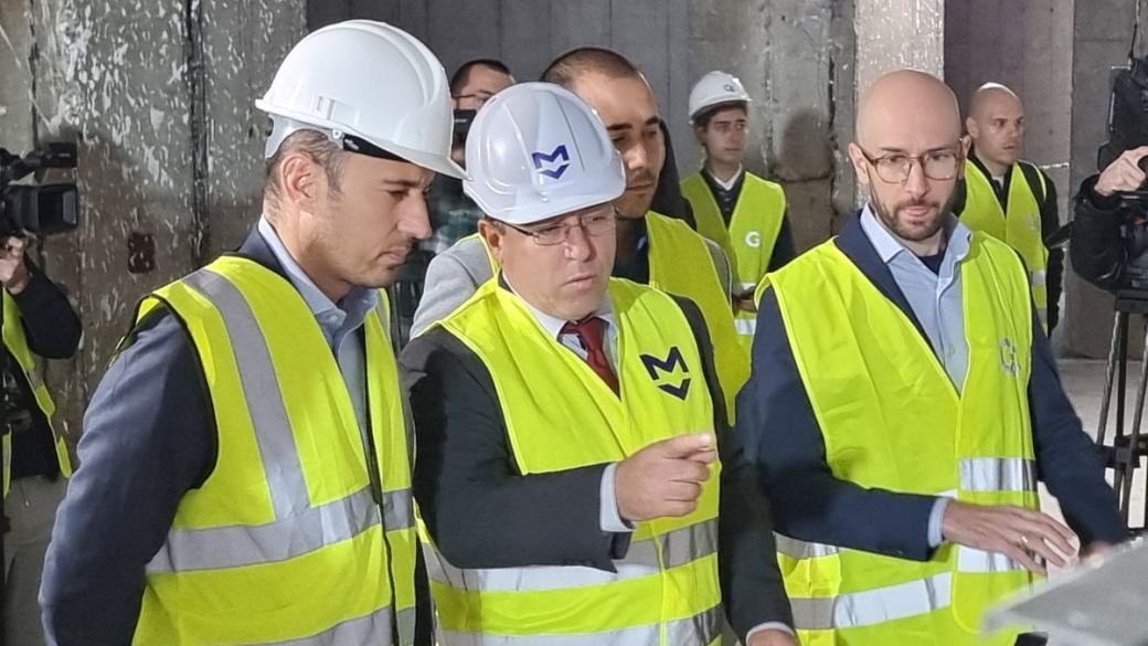 Новата метростанция в „Обеля“ ще е готова през лятото на 2027 г. (Снимки)